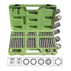 TRUSA SPECIALA CU 40 CAPETE SURUBELNITA PENTRU SURUBURI TORX 12-6 FETE JBM