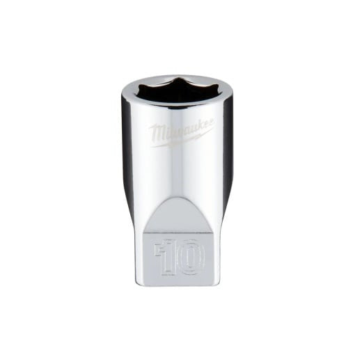 Cheie tubulara 1/4", scurta, 10mm Milwaukee - imagine 1