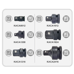 6buc Set adaptoare de impact Toptul - imagine 2