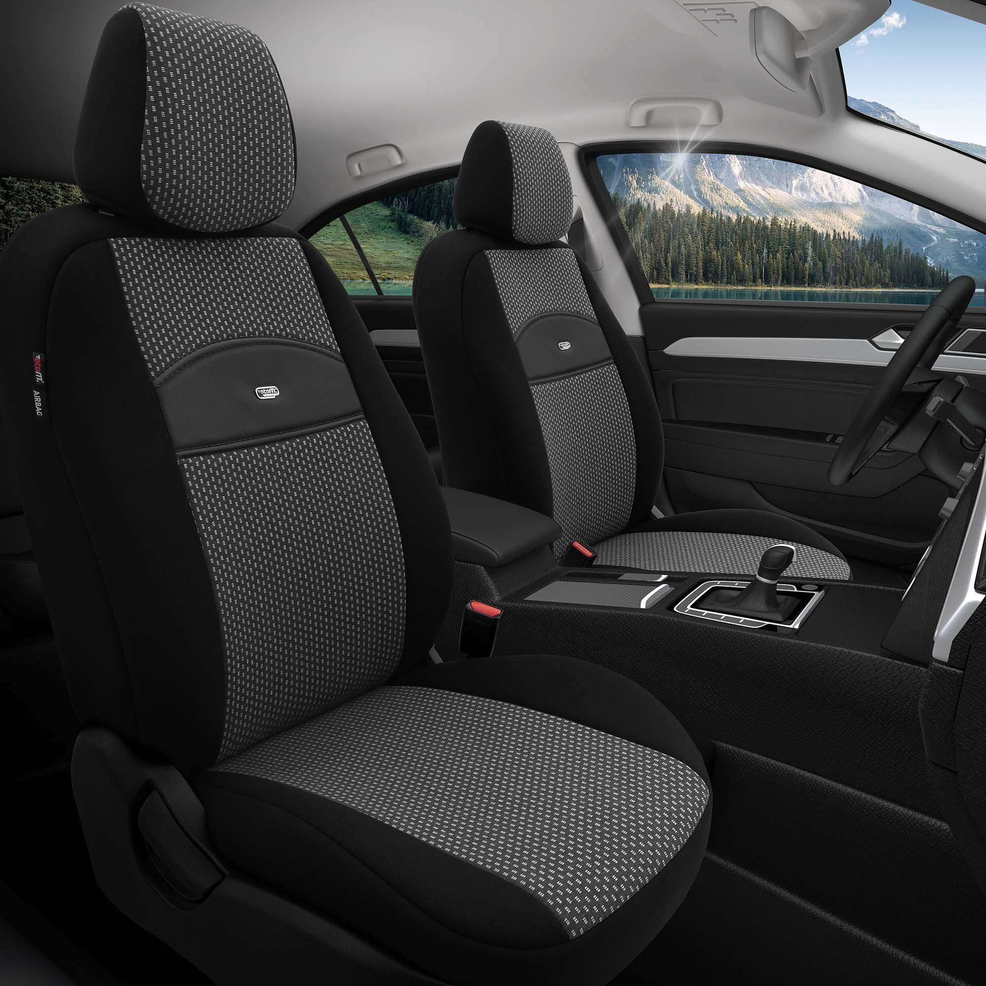 Huse scaun auto Gri Smart Otom - imagine 1