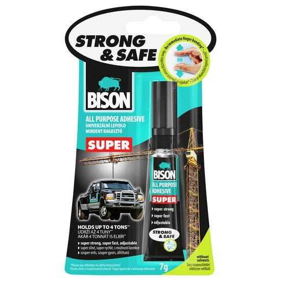 BISON adeziv Strong &Safe 7g bl Bison - imagine 1