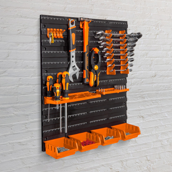 Organizator de perete, suport pentru scule - 2 plăci - 475 x 272 x 115 mm Carguard - imagine 1
