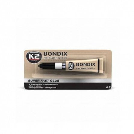 BONDIX SUPER FAST- Super glue universal ( 5 sec.) – 3gr. K2 - imagine 1
