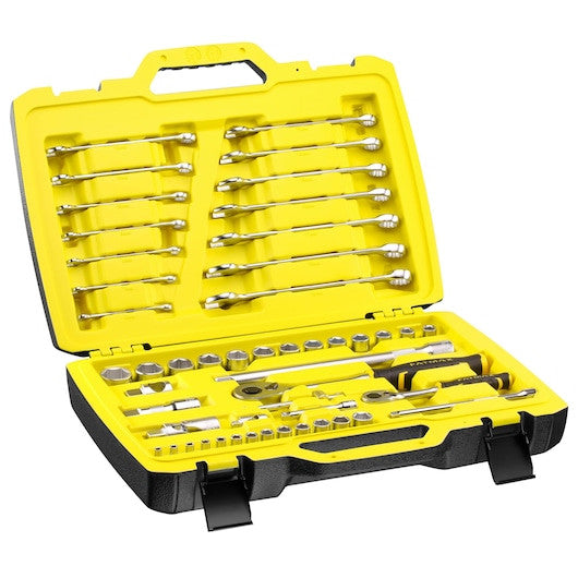 SET TUBULARE FM 1 4 + 1 2 49 PIESE Stanley - imagine 1