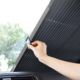 Parasolar auto retractabil 150 x 70cm - CarGuard Carguard - imagine 1