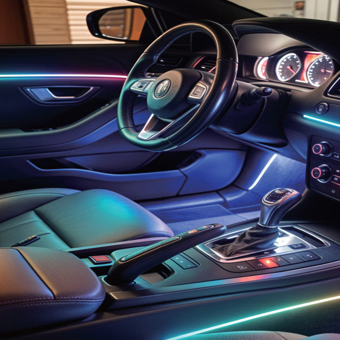 Lumini ambientale auto Carguard Profesional RGB Dynamic Carguard - imagine 1