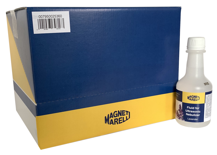 Solutie decontaminare clima pentru dispozitiv ultrasonic - Lavanda, 250 ml, 12 buc Magneti Marelli - imagine 1