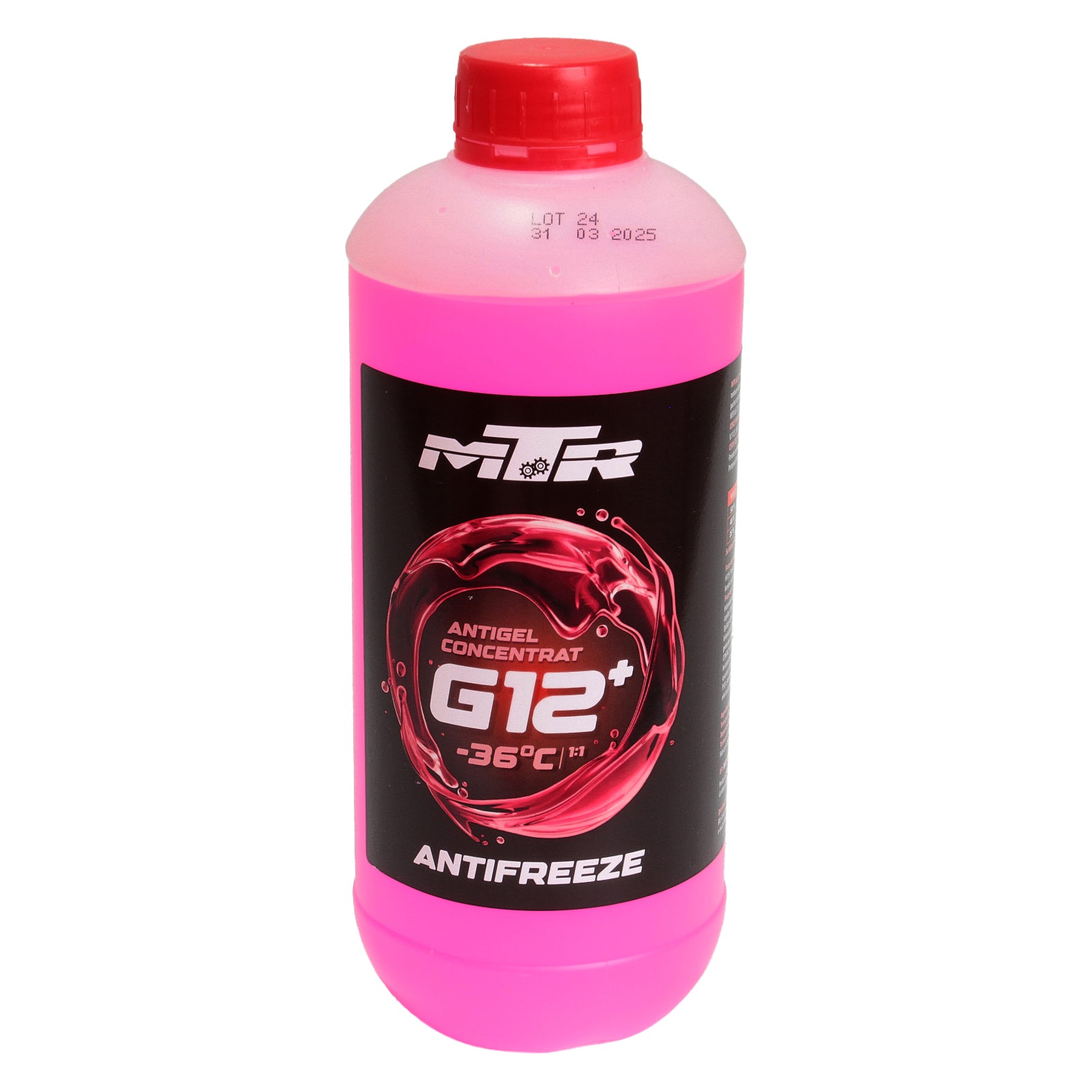 Antigel concentrat Rosu MTR G12+ (-72°C) 1L MTR - imagine 1