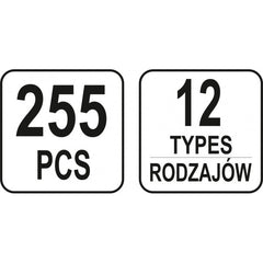 Set 255 clipsuri tapițerie Volkswagen Yato - imagine 2