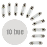 Bec MTR C5W 12V 10W SV8.5 Set 10 buc Carguard - imagine 1