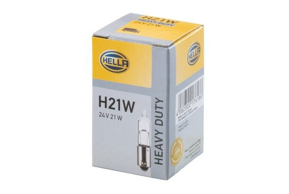 Bec Hella H21W 24V 21W BAY9s Hella - imagine 1