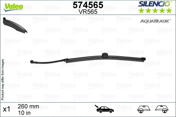 Stergator Valeo Silencio AquaBlade 260 mm Valeo - imagine 1