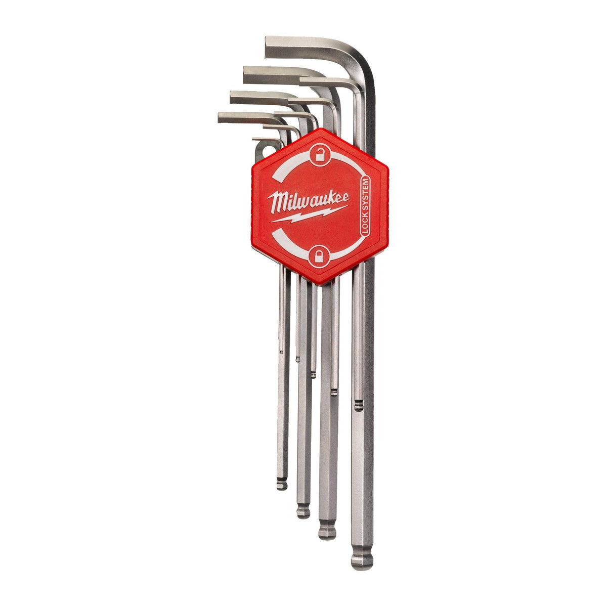 Set chei imbus hex 1.5-10mm, 9buc Milwaukee - imagine 1