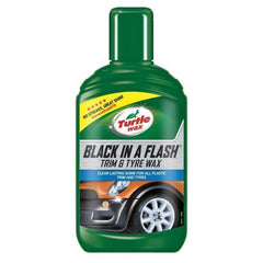 Dressing lucios pentru chedere si anvelope TURTLE WAX Black in a Flash 300 ml Turtle Wax - imagine 1
