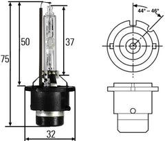 Bec Hella Xenon D2S 12V 35W P32d-2 Hella - imagine 2