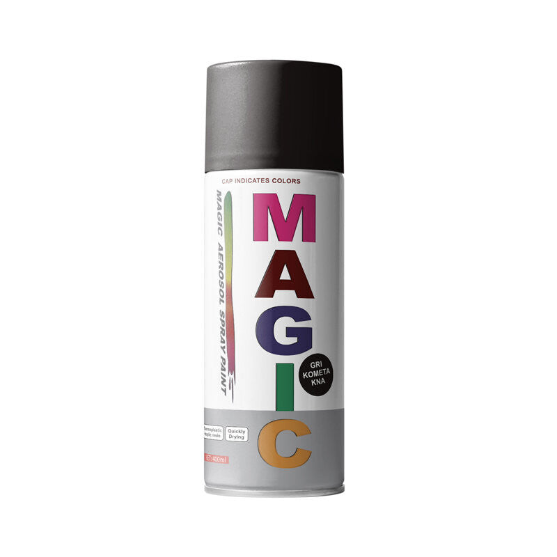 Magic - Vopsea spray Gri Cometa KNA 450 ml Magic - imagine 1