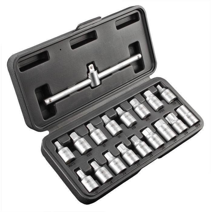 Set chei desfacere buson scurgere ulei diverse marci auto 18 buc, 3/8 " Neo Tools - imagine 1