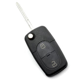 Audi - Carcasa cheie tip briceag, 2 butoane "rotunde", cu baterie 1616 Carguard - imagine 1