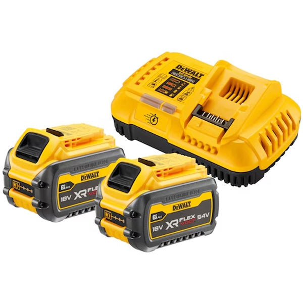 Set 2 acumulatori si incarcator, Li-Ion Flexvolt, 54/18 V, 6 Ah Dewalt - imagine 1