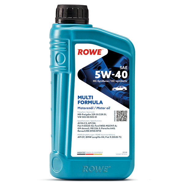 Ulei motor turisme Rowe HighTech Multi Formula 5W40 1L Rowe - imagine 1