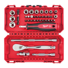 Set de chei tubulare 1/4", 38buc Milwaukee - imagine 1