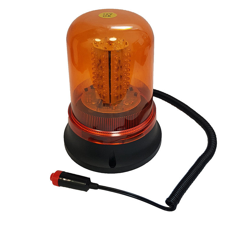 Girofar LED 24V cu talpa magnetica si alimentare la bricheta BRECKNER GERMANY - imagine 1