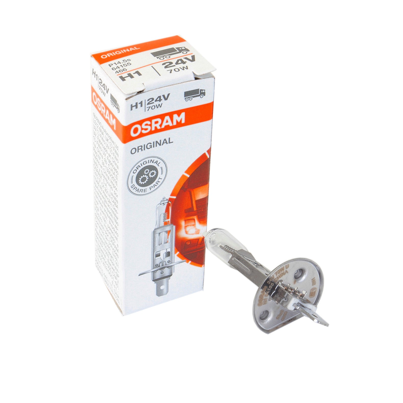 Bec Osram Original H1 24V 70W P14,5s Osram - imagine 1