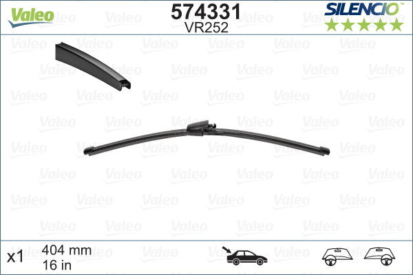 Stergator Valeo Silencio 404 cm Valeo - imagine 1