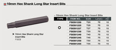 Bit torx lung T40, 75 mm Toptul - imagine 2