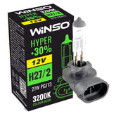 Bec Halogen Winso 12V H27/2 HYPER +30% 27W PGJ13 Winso - imagine 1