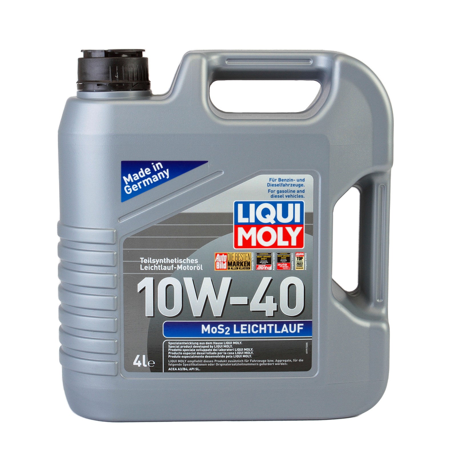 Ulei motor Liqui Moly MOS2 Leichtlauf 10W40 (2627) (6948) 4L Liqui Moly - imagine 1
