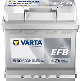 Acumulator Varta Dynamic EFB 50 Ah 540A Varta - imagine 1
