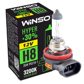 Bec Halogen Winso 12V H8 HYPER +30% 35W PGJ19-1 Winso - imagine 1