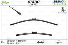 Set stergator Valeo Silencio Flat Valeo - imagine 1