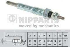 Bujie incandescenta OPEL ASTRA F Van 55 NIPPARTS J5719003