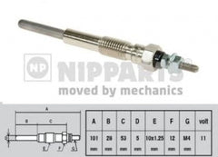 Bujie incandescenta TOYOTA COROLLA Liftback E10 NIPPARTS J5712007