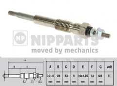Bujie incandescenta TOYOTA LAND CRUISER 100 FZJ1 UZJ1 NIPPARTS J5712021