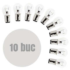 Bec MTR P21/5W 12V 21/5W BAY15d Set 10 buc Carguard - imagine 1