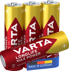 Baterie Varta Max-Tech AA 1.5V • Set 4 buc Varta - imagine 2