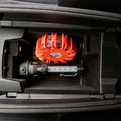 Lanterna cu cutit pt taiat centura si ciocan pt spart parbrizul LEDSL101 Osram - imagine 2