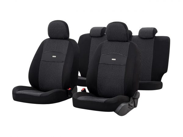 Huse scaun auto Negru Smart Otom - imagine 1