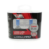 Set de 2 becuri Halogen H7, 100W +130% Intensitate - LONG LIFE - CARGUARD Carguard - imagine 1