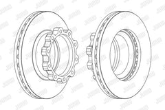 Disc frana spate stg/dr Jurid Jurid - imagine 1