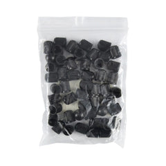 Set 50 buc Capace negre din plastic pentru ventil JBM - imagine 1