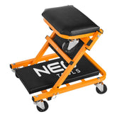 Platforma service din oțel 2 in 1 platforma/scaun mobil pliabil Neo Tools - imagine 1