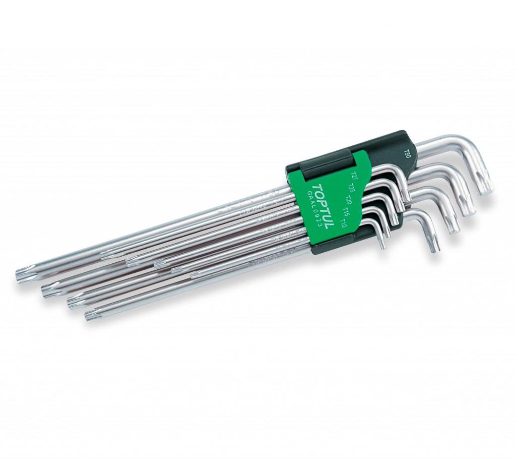 Set chei stea lungi 9piese Toptul - imagine 1