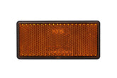 Catadioptru dreptunghiular autoadeziv 86x40 mm Galben Runkit - imagine 1