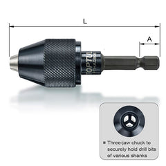 Mandrina cu prindere 1/4 Toptul - imagine 1