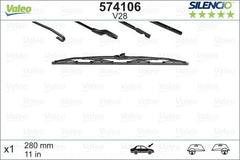 Stergator Valeo Silencio 280 mm Valeo - imagine 1