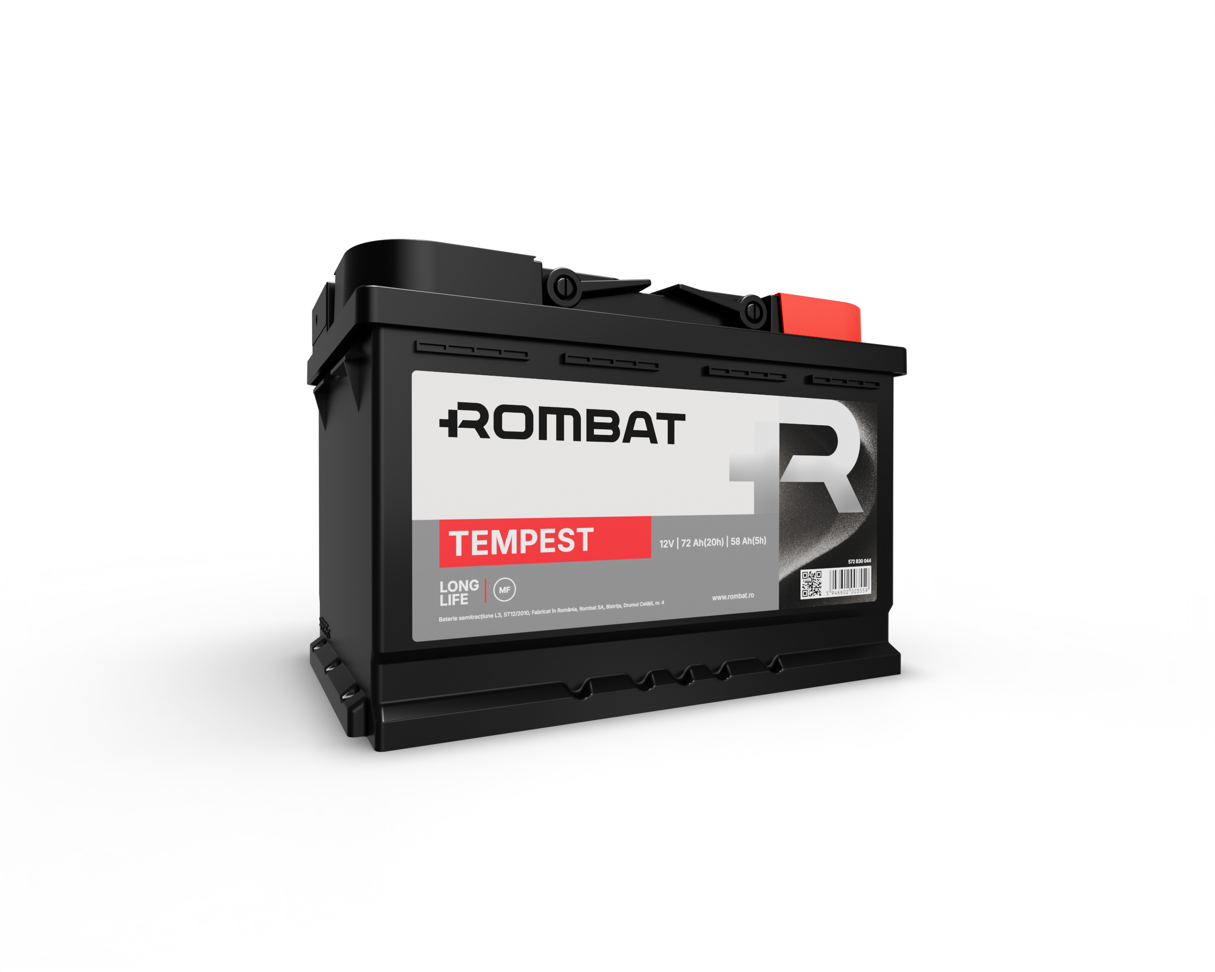 Acumulator Rombat Tempest 72 Ah ● Gama Semitractiune ● Rombat - imagine 1